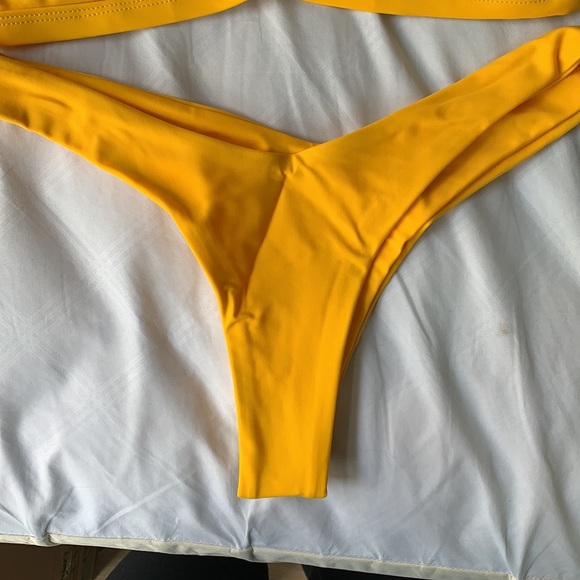 NWT Zaful Two Piece Yellow Bikini - Picture 3 of 7
